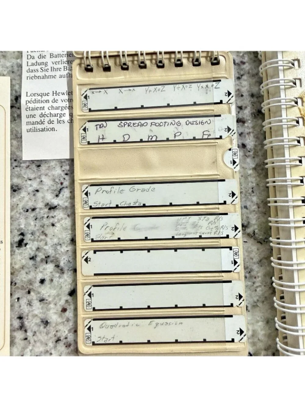 Vtg HP-67 Hewlett Packard Programmable Calculator Magnetic Cards Manuals Box